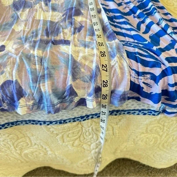 Lightweight summer sleeveless mini dress cover up perfect for beach / pool XL - Picture 2 of 6